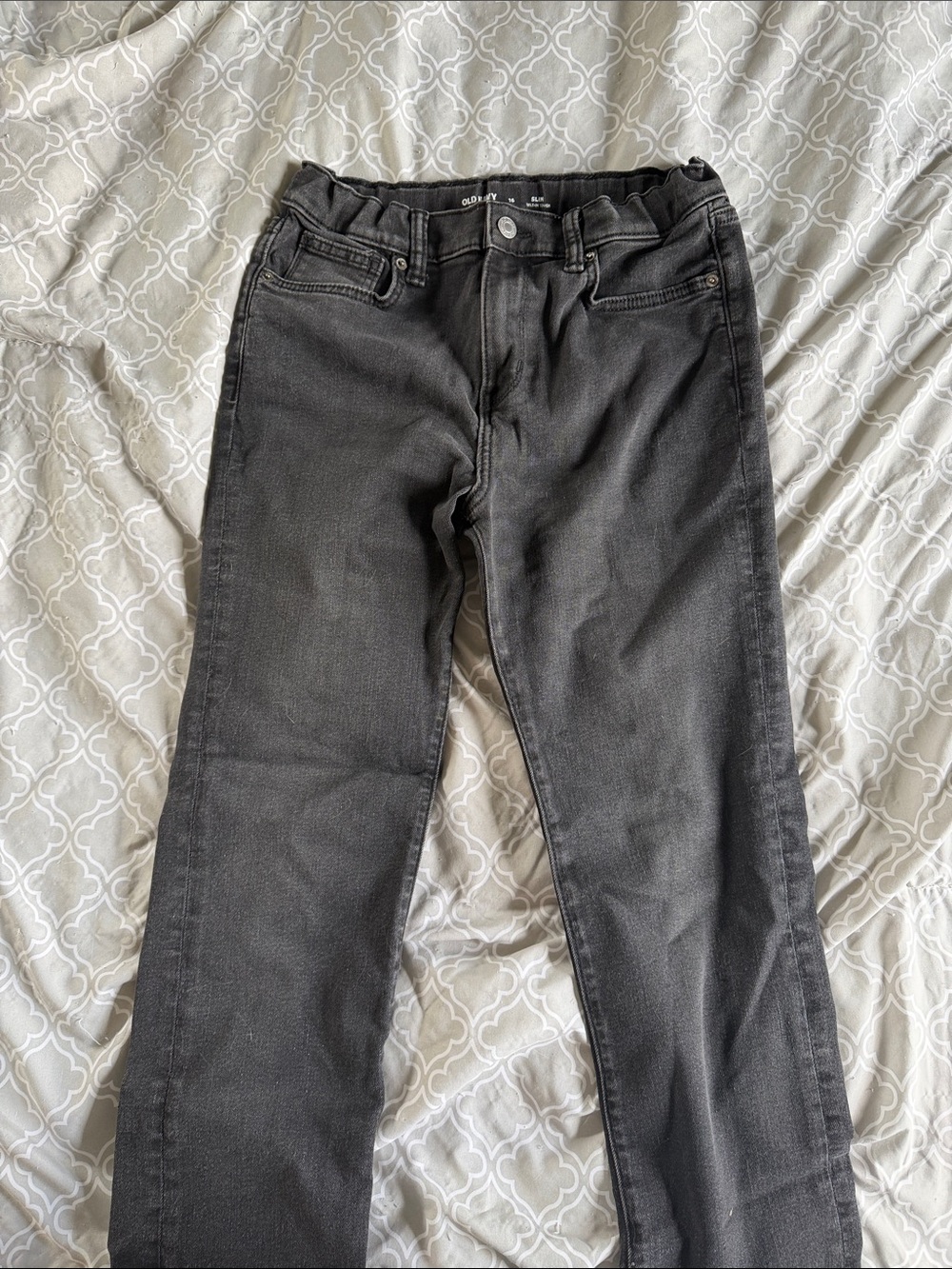 Old Navy Kids Black Straight-Leg Jeans